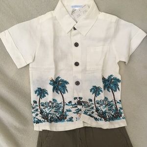 Janie and Jack 5t Shorts set